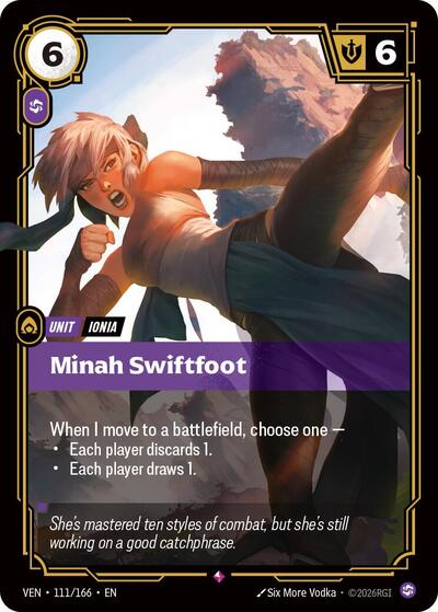Vendetta - 111/166 Minah Swiftfoot Rare