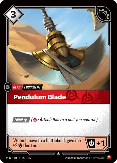 Vendetta - 011/166 Pendulum Blade Uncommon