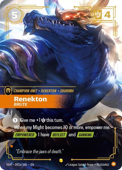 Vendetta - 092a/166 Renekton Showcase