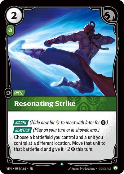 Vendetta - 034/166 Resonating Strike Uncommon