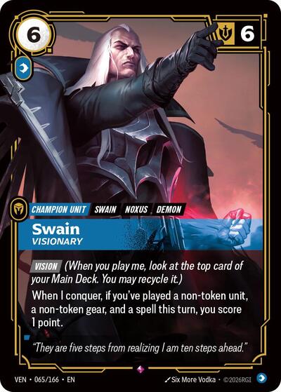 Vendetta - 065/166 Swain Rare