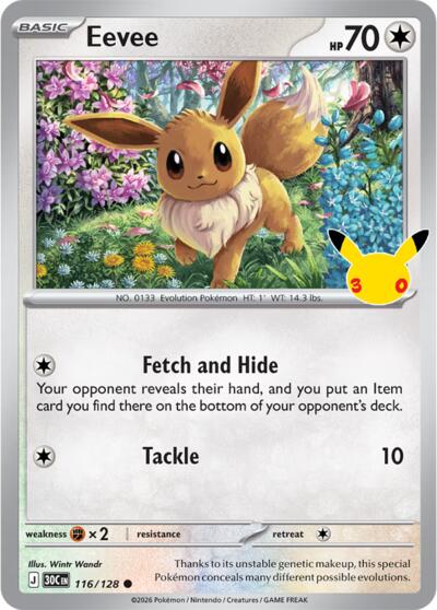 30th Celebration - 116/128 Eevee Common