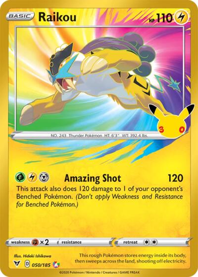 ME: 30th Celebration - 050/185 Raikou Classic Collection