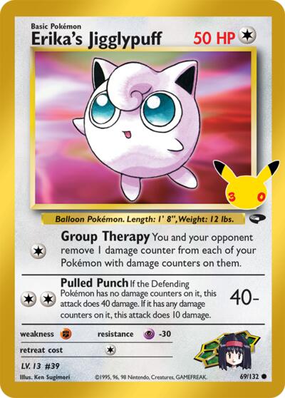 ME: 30th Celebration - 069/132 Erika's Jigglypuff Classic Collection