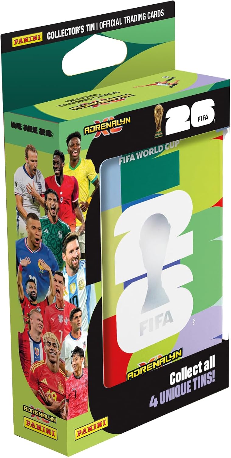 2026 Panini FIFA Adrenalyn XL World Cup Pocket Tin (Assorted)