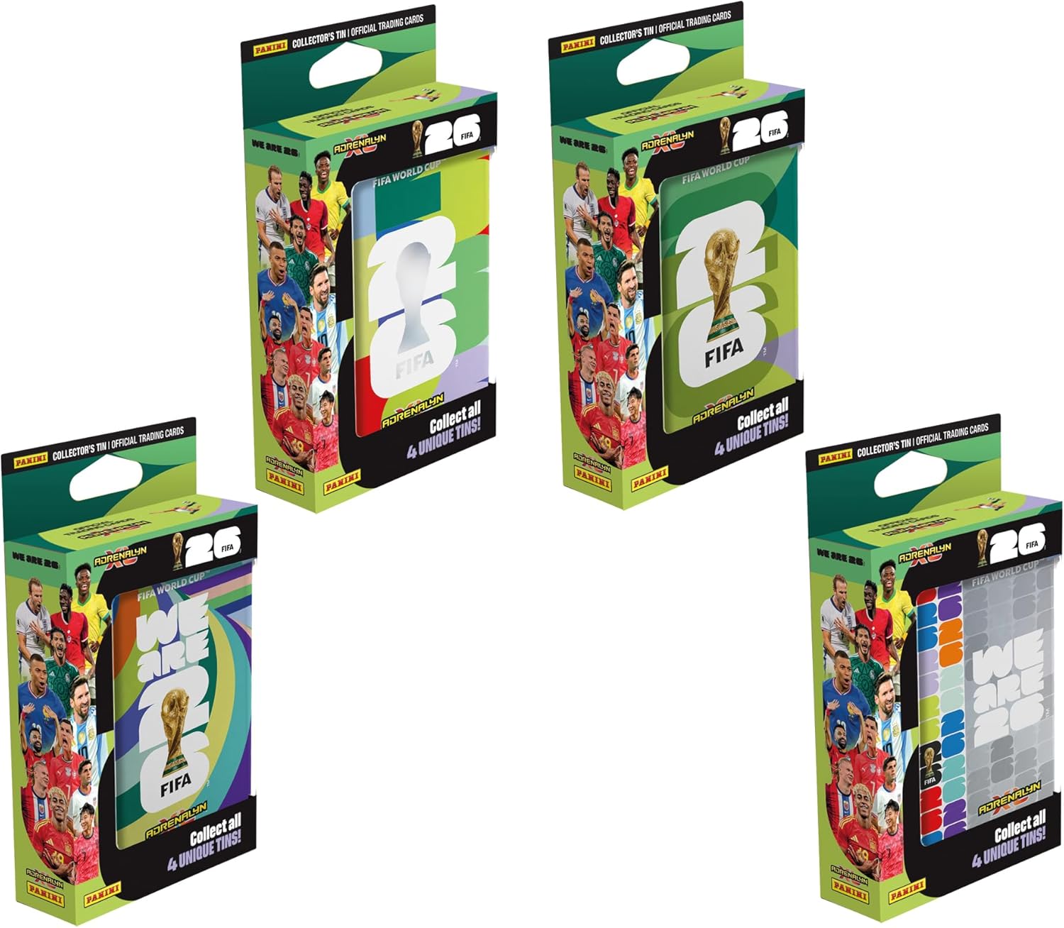 2026 Panini FIFA Adrenalyn XL World Cup Pocket Tin (Assorted)