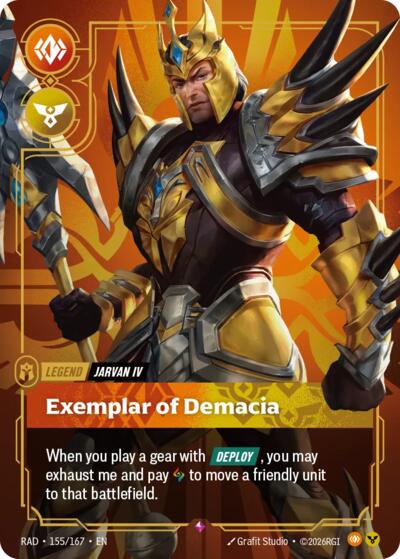 Radiance - 155/167 Jarvan IV, Exemplar of Demacia Rare