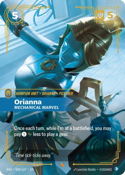Radiance - 068/167 Orianna, Mechanical Marvel Epic