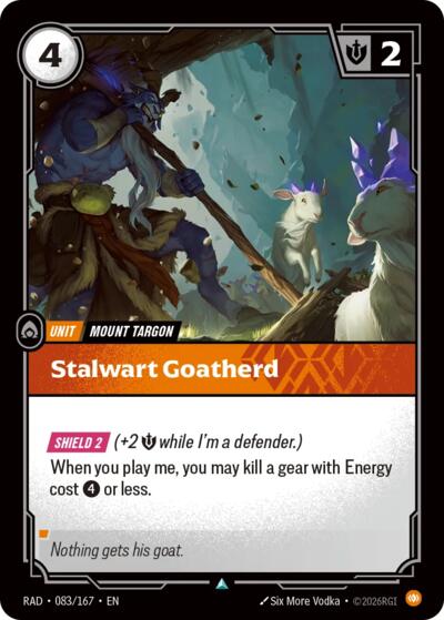 Radiance - 083/167 Stalwart Goatherd Uncommon