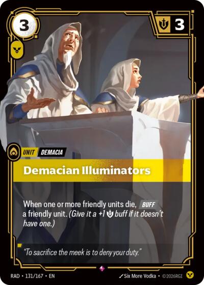 Radiance - 131/167 Demacian Illuminators Rare