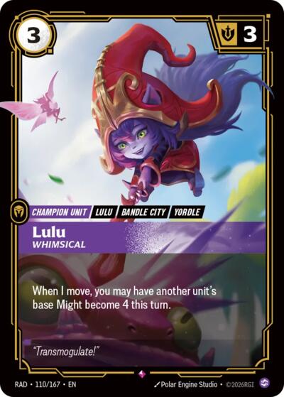 Radiance - 110/167 Lulu, Whimsical Rare