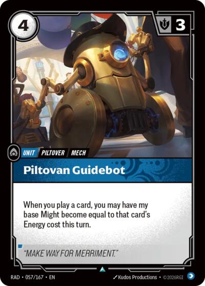 Radiance - 057/167 Piltovan Guidebot Uncommon