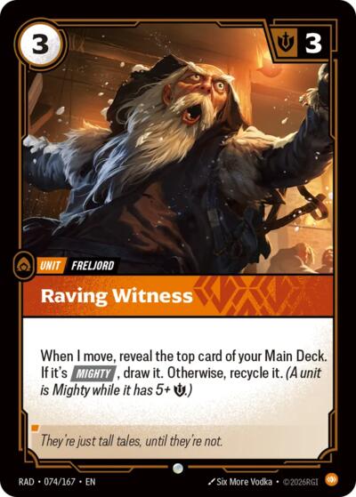 Radiance - 074/167 Raving Witness Common