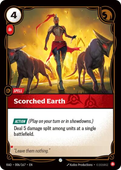 Radiance - 006/167 Scorched Earth Common