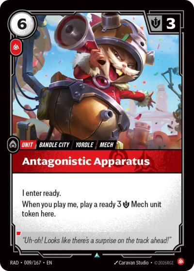 Radiance - 009/167 Antagonistic Apparatus Uncommon