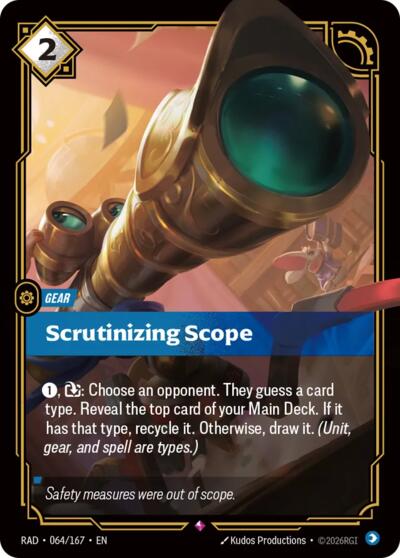 Radiance - 064/167 Scrutinizing Scope Rare