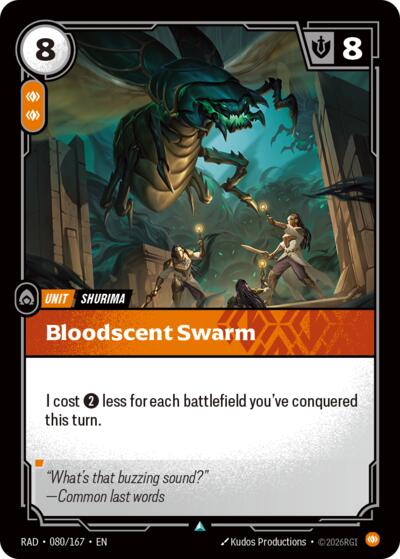 Radiance - 080/167 Bloodscent Swarm Uncommon