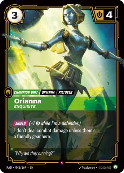 Radiance - 042/167 Orianna, Exquisite Rare