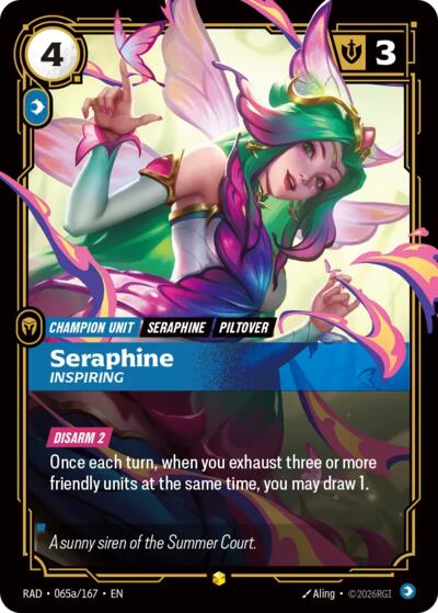 Radiance - 065a/167 Seraphine, Inspiring (Alternate Art) Showcase