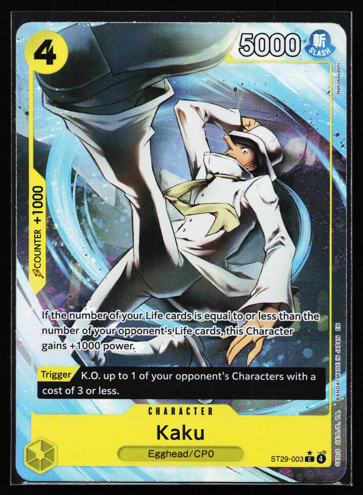 Starter Deck 29: Egghead ST29-003 Kaku (Full Art) Common