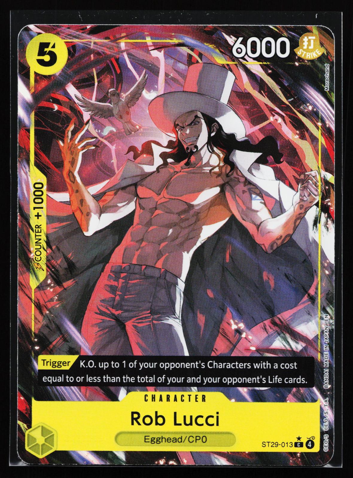 Starter Deck 29: Egghead ST29-013 Rob Lucci (Full Art) Common