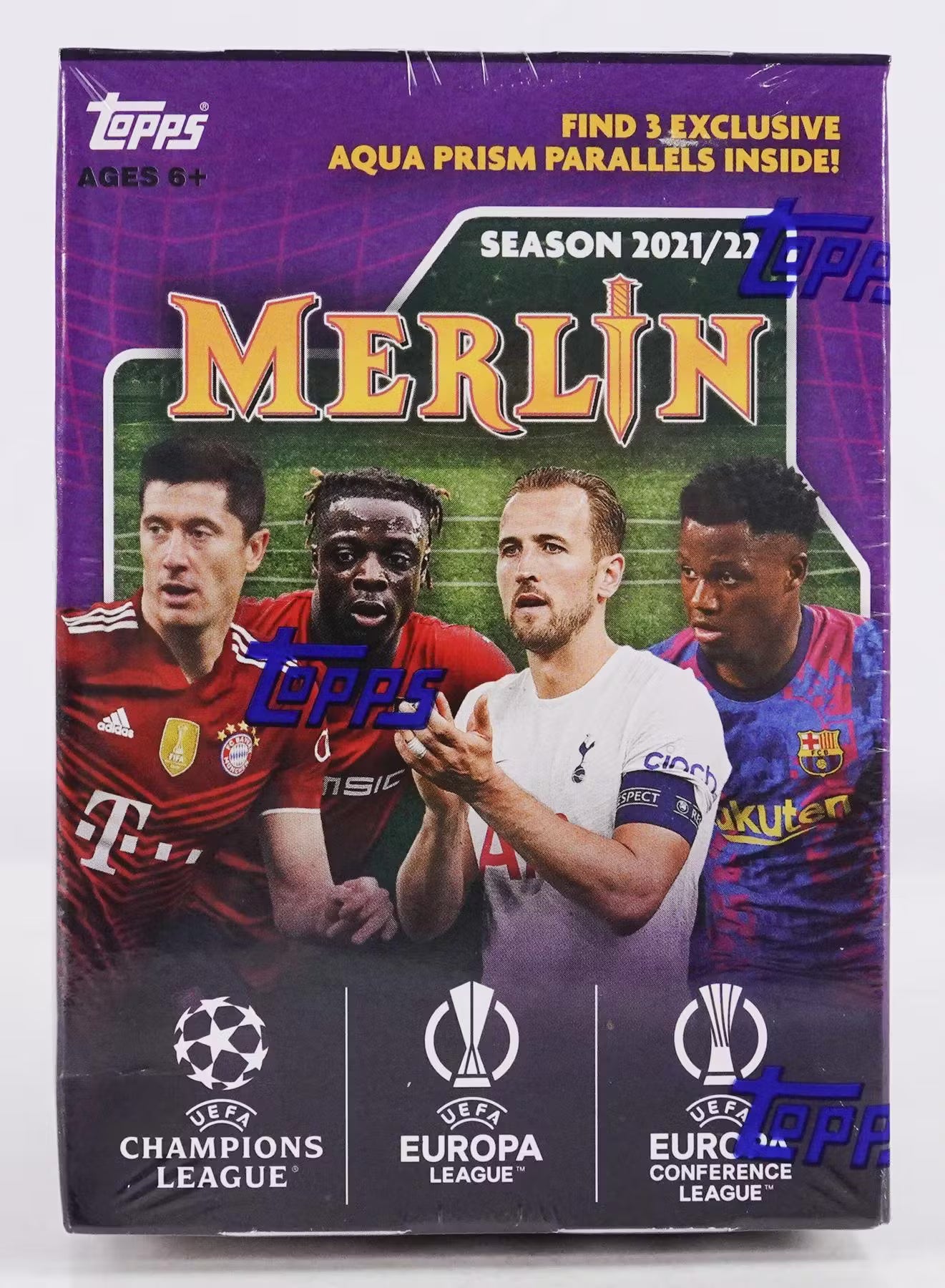 2021-22 Topps Merlin Soccer UEFA Competitions Blaster Box