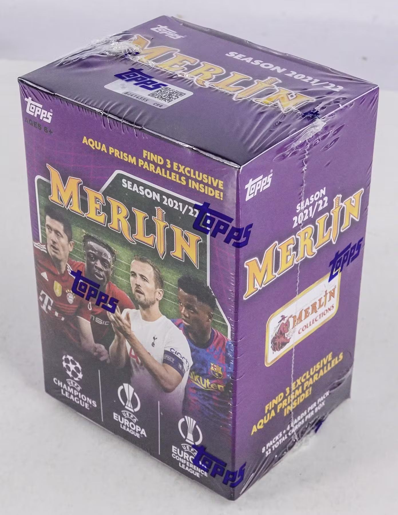 2021-22 Topps Merlin Soccer UEFA Competitions Blaster Box