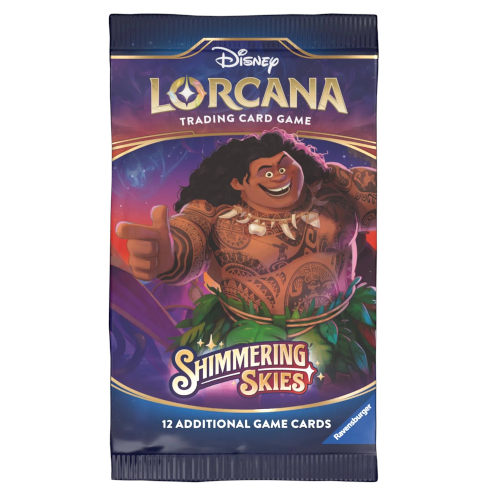 Disney Lorcana Trading Card Game: Into The Shimmering Skies Booster Pack (12 Cards)