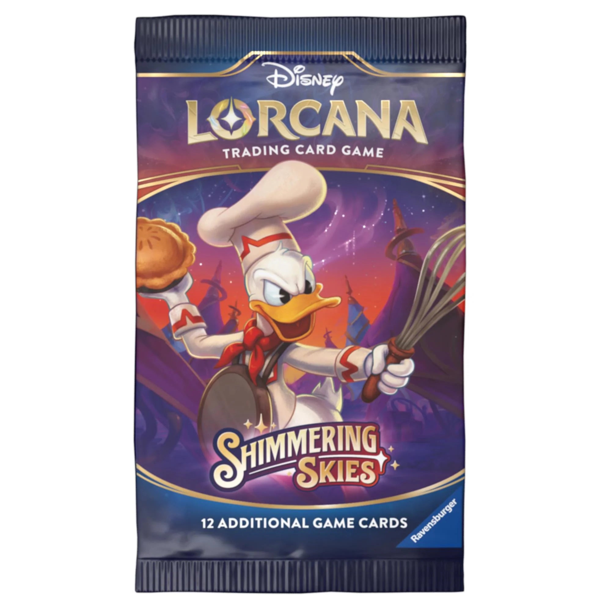 Disney Lorcana Trading Card Game: Into The Shimmering Skies Booster Pack (12 Cards)