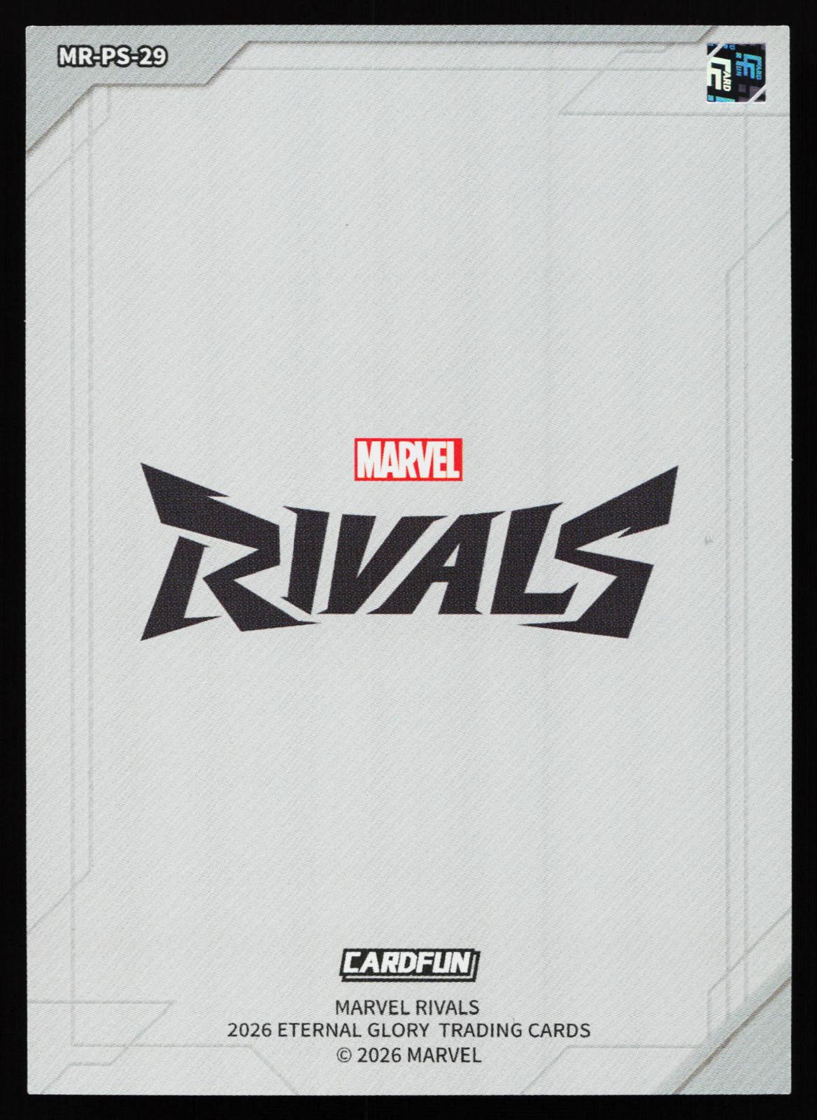 Cardfun Marvel Rivals MR-PS-29 Art Gallery #29 back