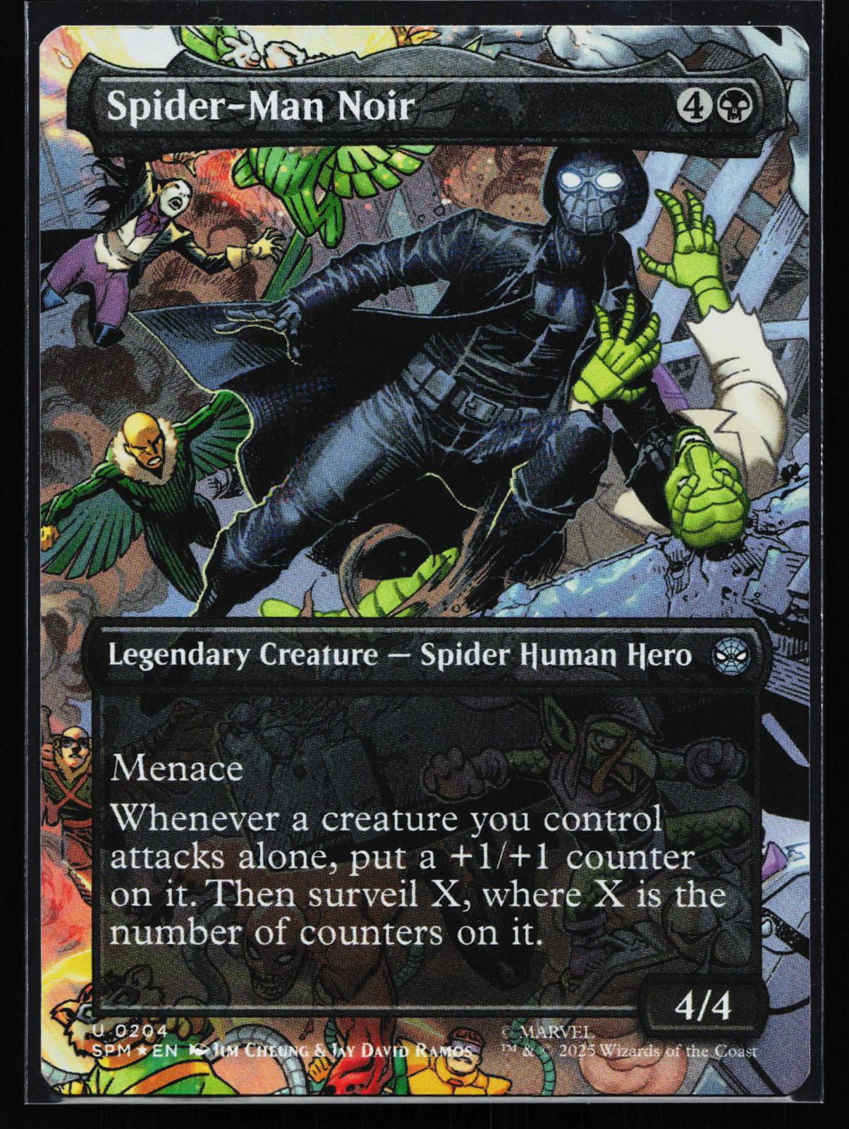 Marvel's Spider-Man 204 Spider-Man Noir (Borderless) Uncommon