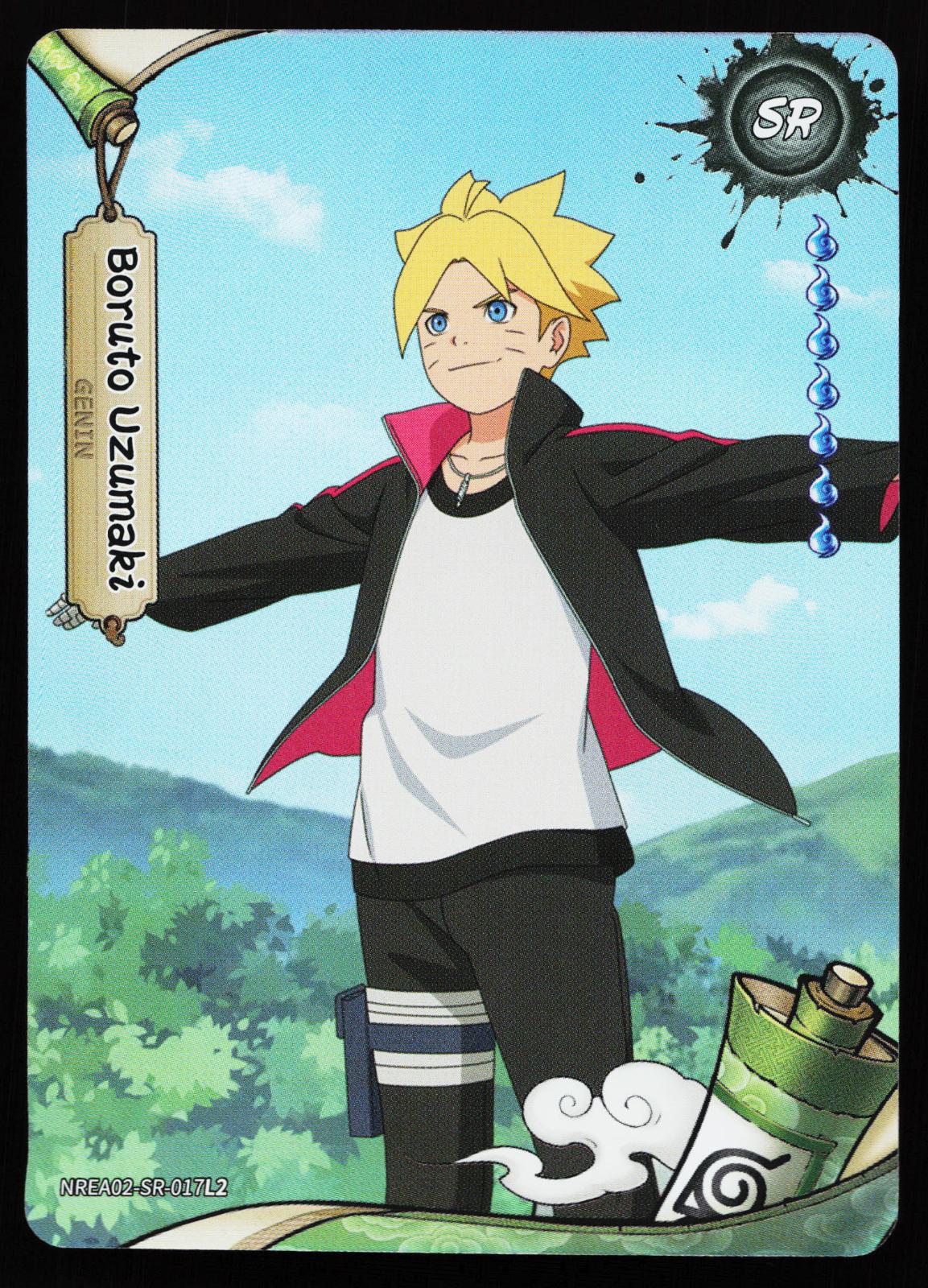 Naruto Kayou Earth Scrolls Series 2 Boruto Uzumaki NREA02-SR-017L2 Super Rare