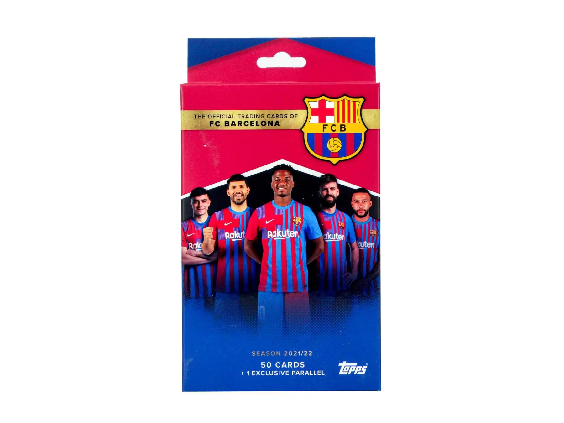 2021-22 Topps Soccer FC Barcelona Team Set Hanger Box
