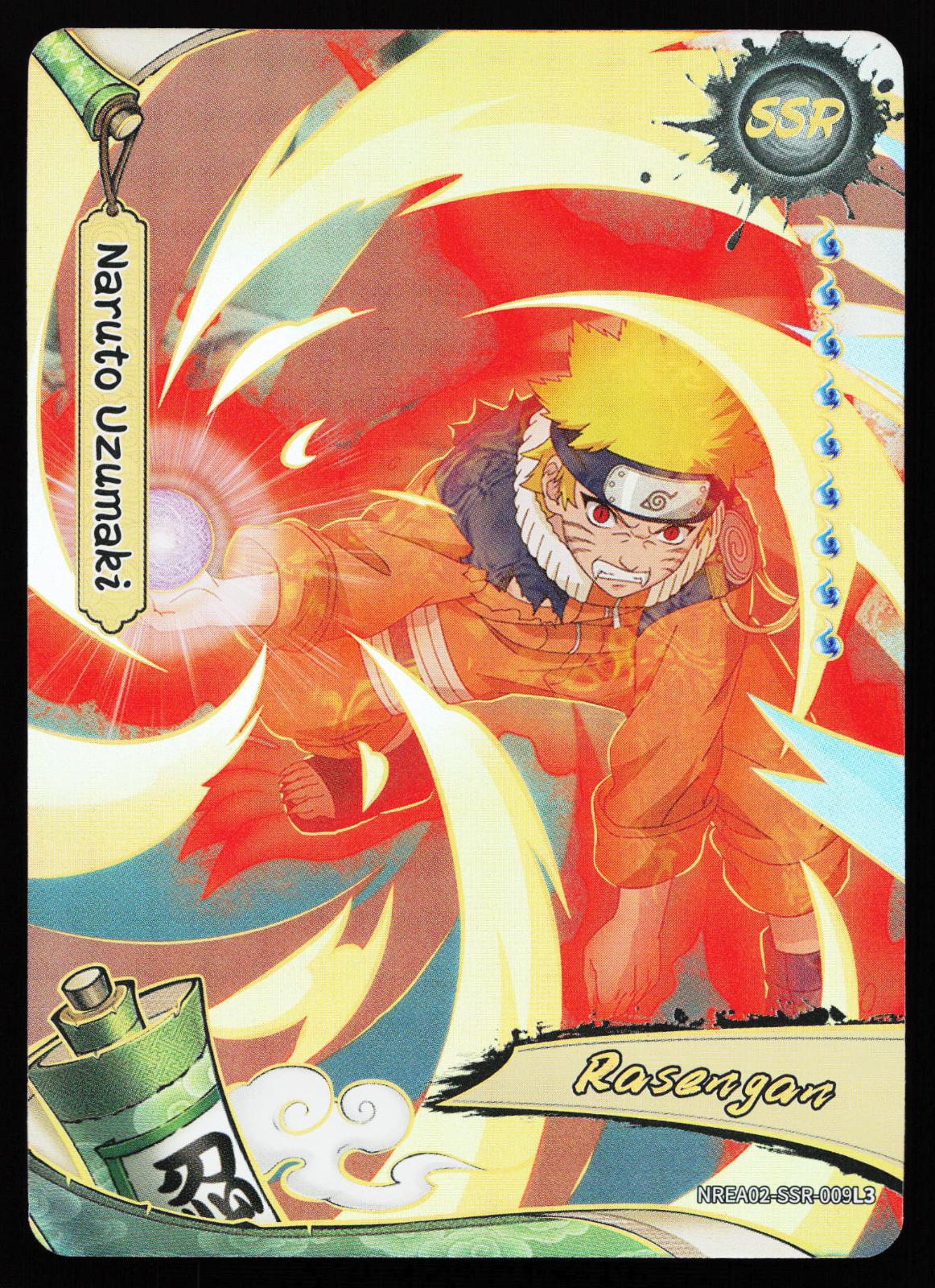Naruto Kayou Earth Scrolls Series 2 Naruto Uzumaki NREA02-SSR-009L3 Super Secret Rare