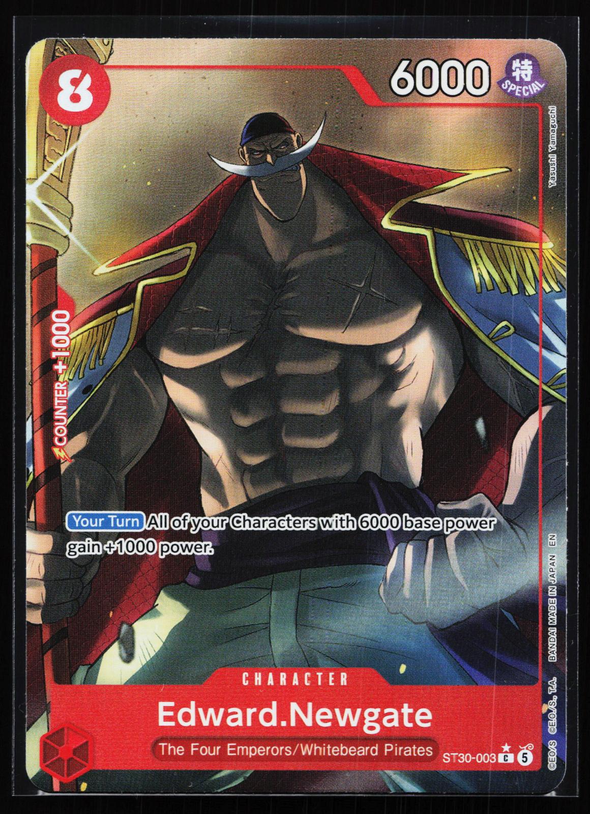 Starter Deck EX: Luffy & Ace ST30-003 Edward.Newgate (Full Art) Common