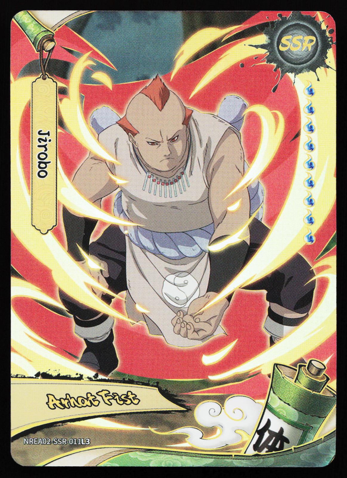 Naruto Kayou Earth Scrolls Series 2 Jirobo NREA02-SSR-011L3 Super Secret Rare
