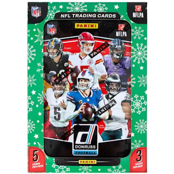 2025 Panini NFL Donruss Football Winter Holiday Tin