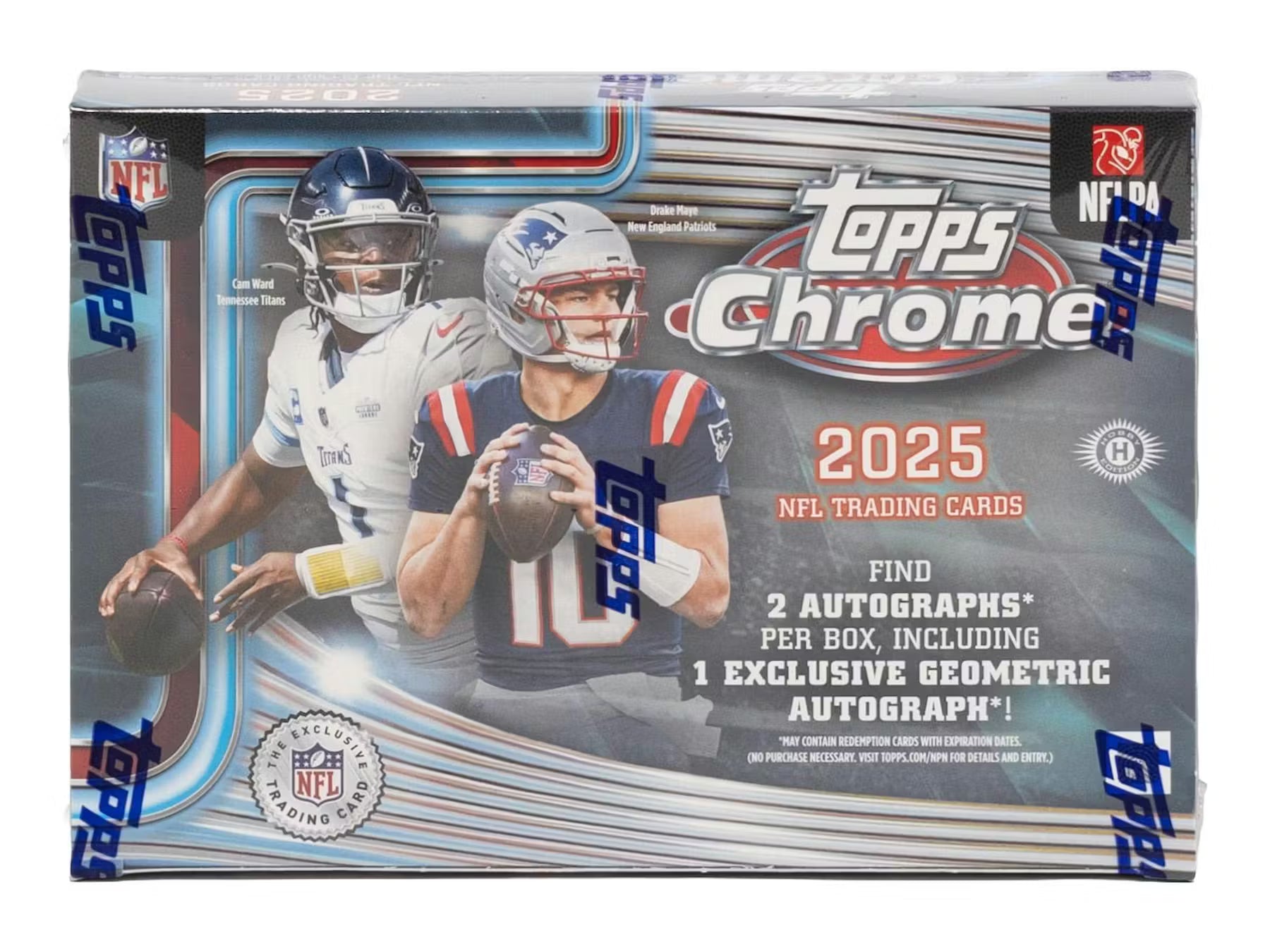2025 Topps Chrome Football NFL Breaker Delight Hobby Box