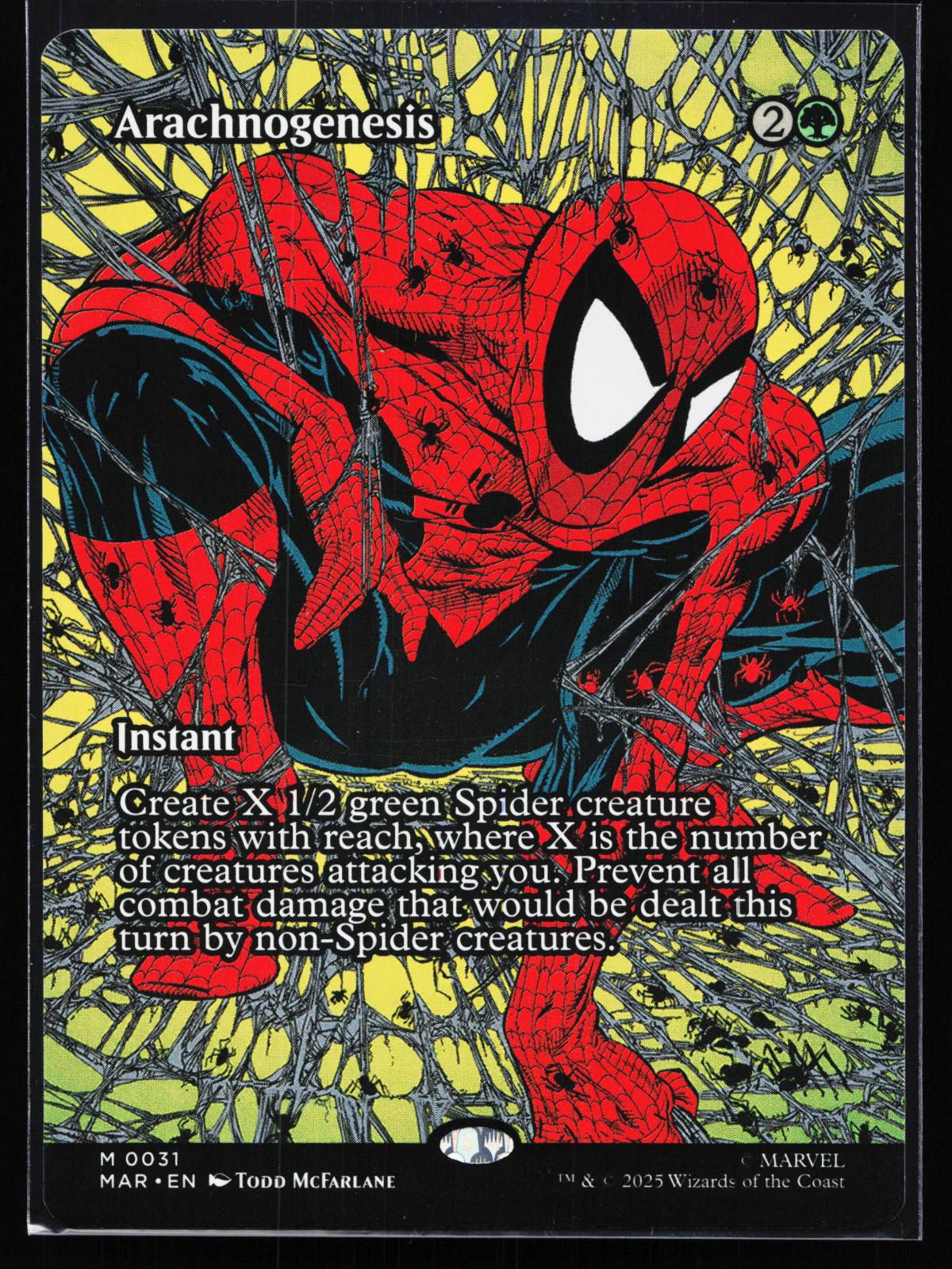Marvel Universe Eternal-Legal 31 Arachnogenesis (Borderless) Mythic