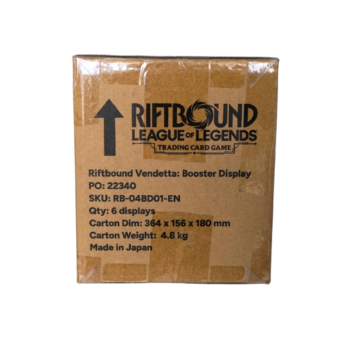 Riftbound: League of Legends TCG Vendetta Case (6x Booster Boxes)