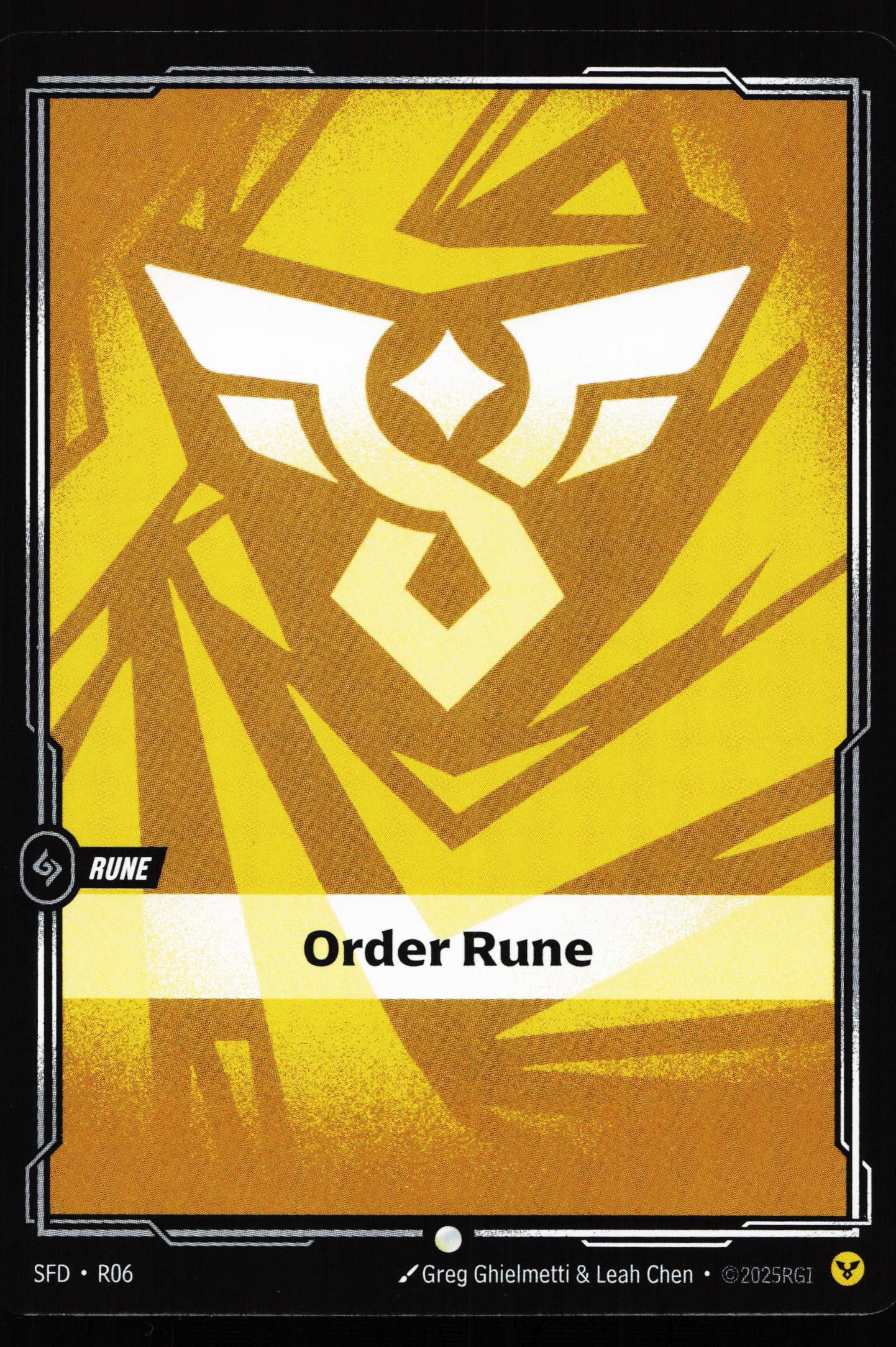 Riftbound Spiritforged - R06 Order Rune Common