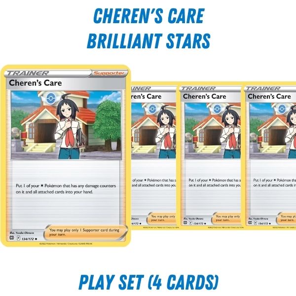 Pokémon TCG Trainer Playset - Cheren's Care (Brilliant Stars)
