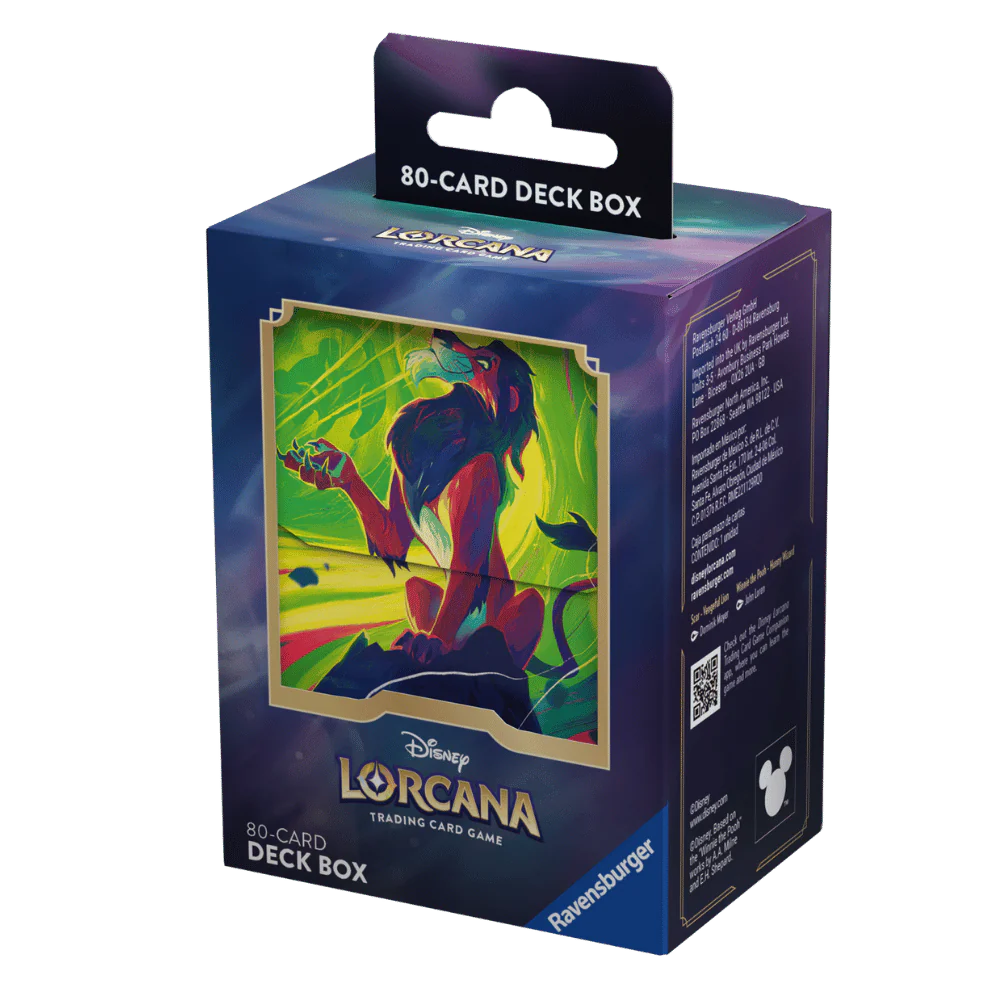 Disney Lorcana Trading Card Game: Deck Box