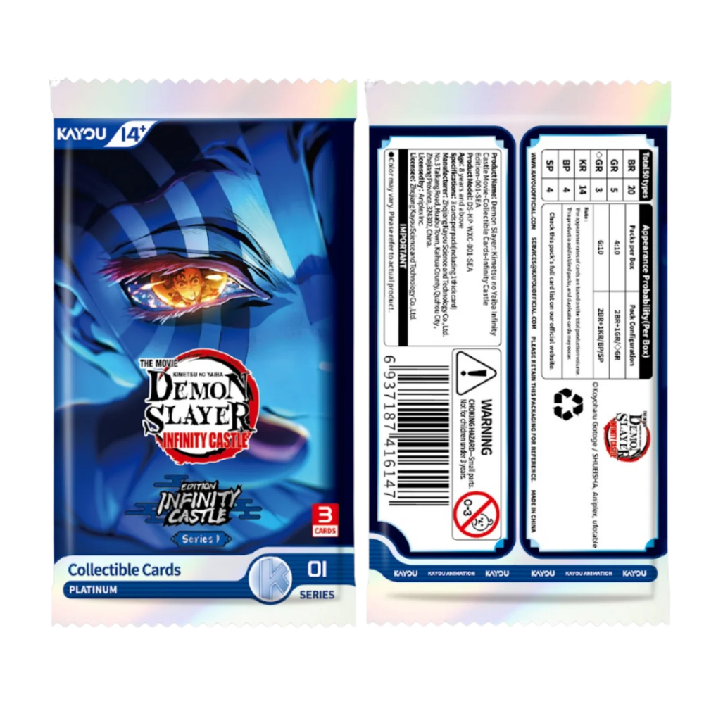 2026 Kayou Demon Slayer Infinity Castle Series 1 Blister Box