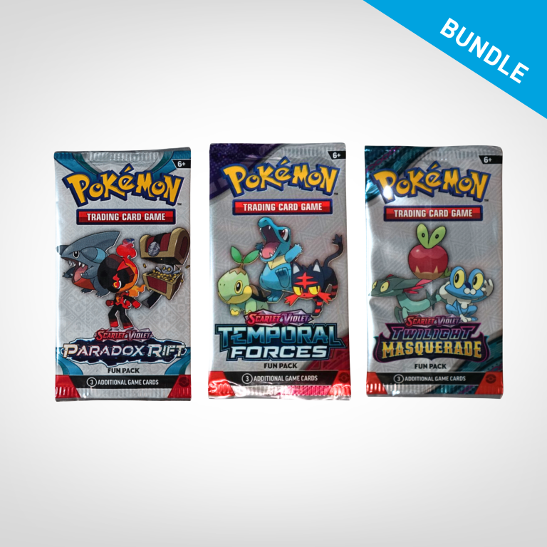 Pokémon TCG: Scarlet & Violet 3-Card Fun Pack Bundle
