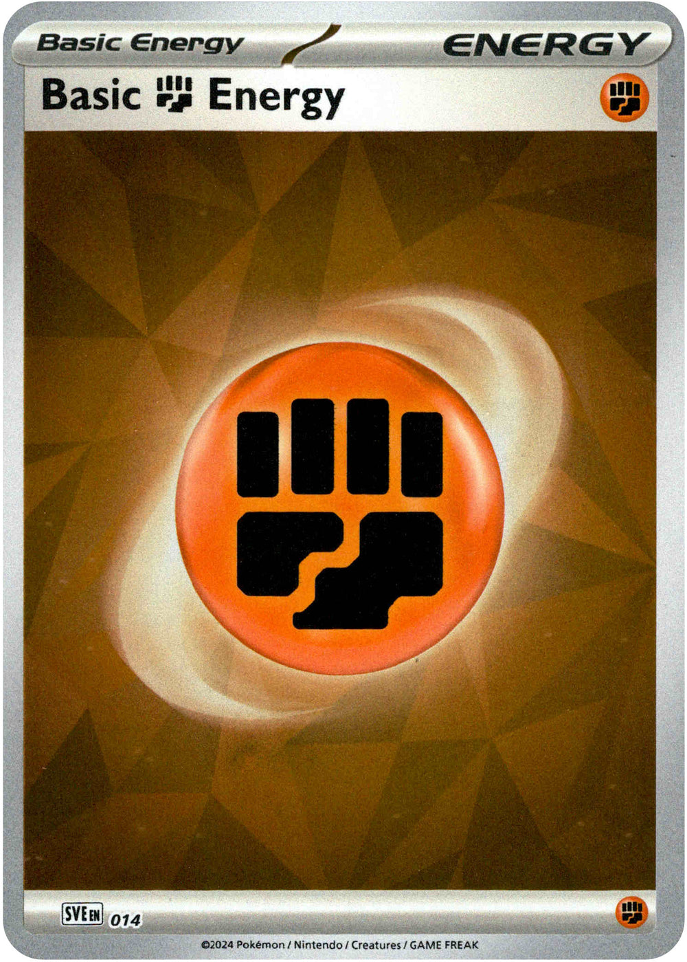 Scarlet & Violet Prismatic Evolutions - SVE 014 Basic Fighting Energy (Reverse Holofoil)