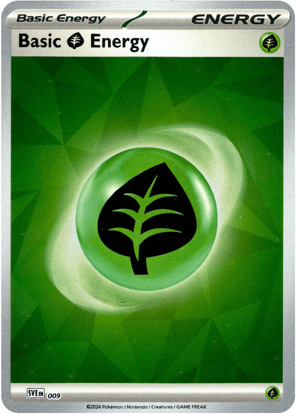 Scarlet & Violet Prismatic Evolutions - SVE 009 Basic Grass Energy (Reverse Holofoil)