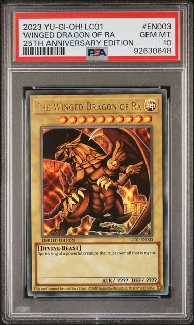 Yu-Gi-Oh! - Winged Dragon of Ra (Legendary Collection) - PSA 10 (GEM MINT)