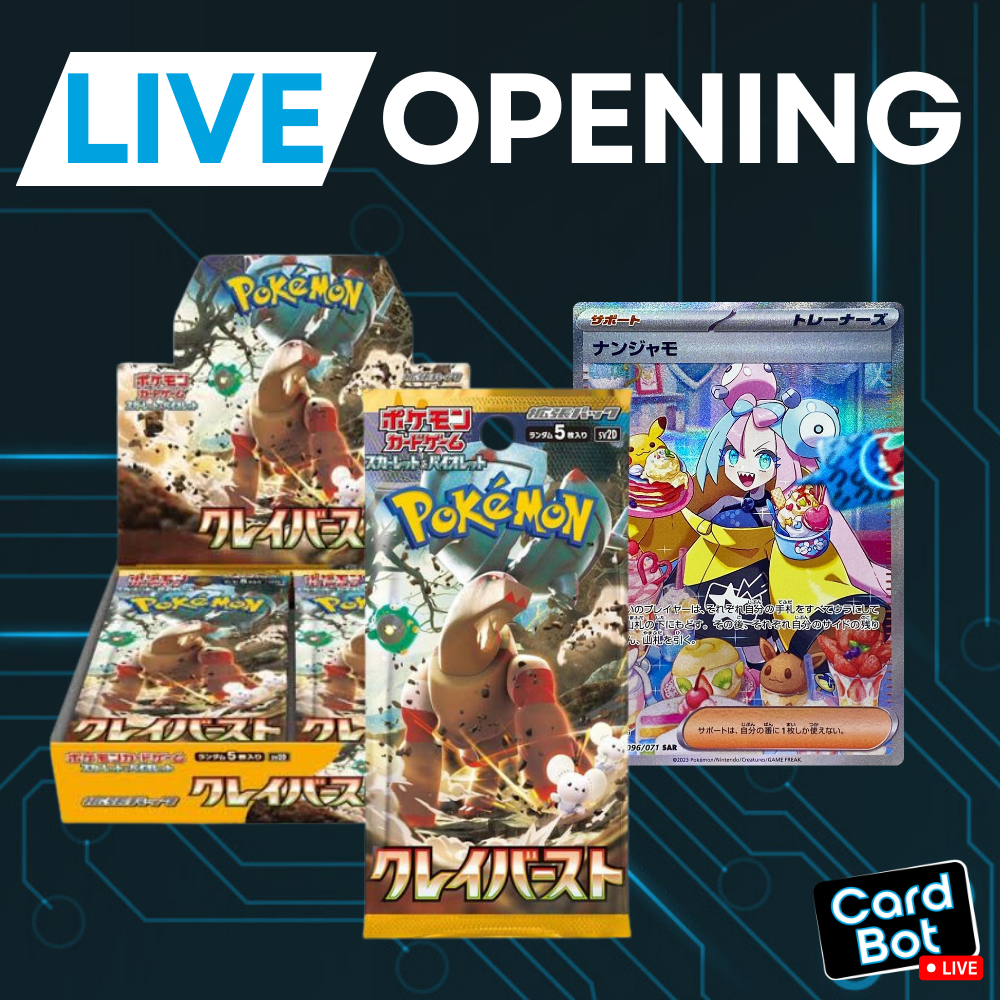 LIVE OPENING - Pokémon TCG Clay Burst (Japanese)