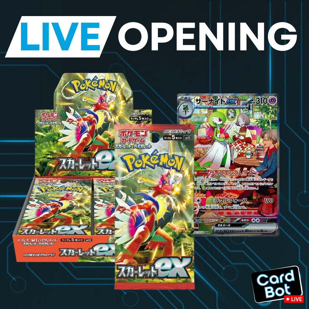 LIVE OPENING - Pokémon TCG Scarlet ex (Japanese)